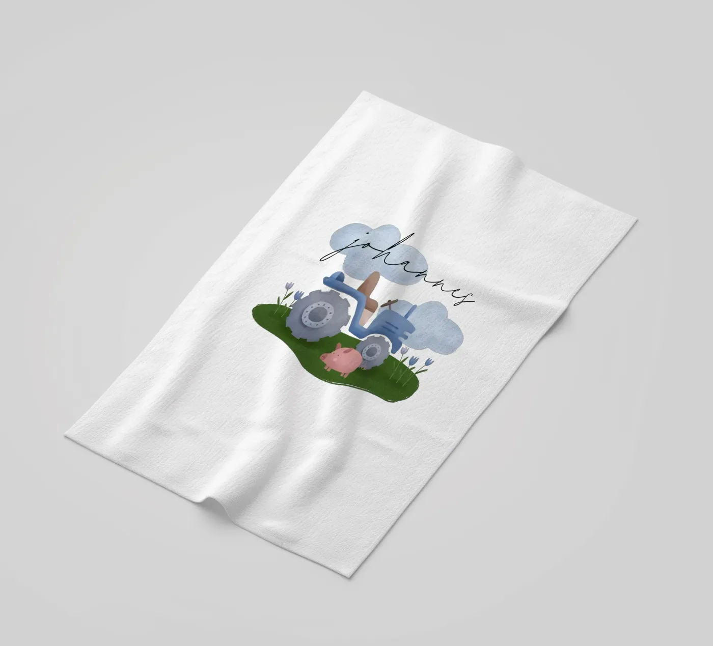 Tracteur serviette de plage de we line studio - design