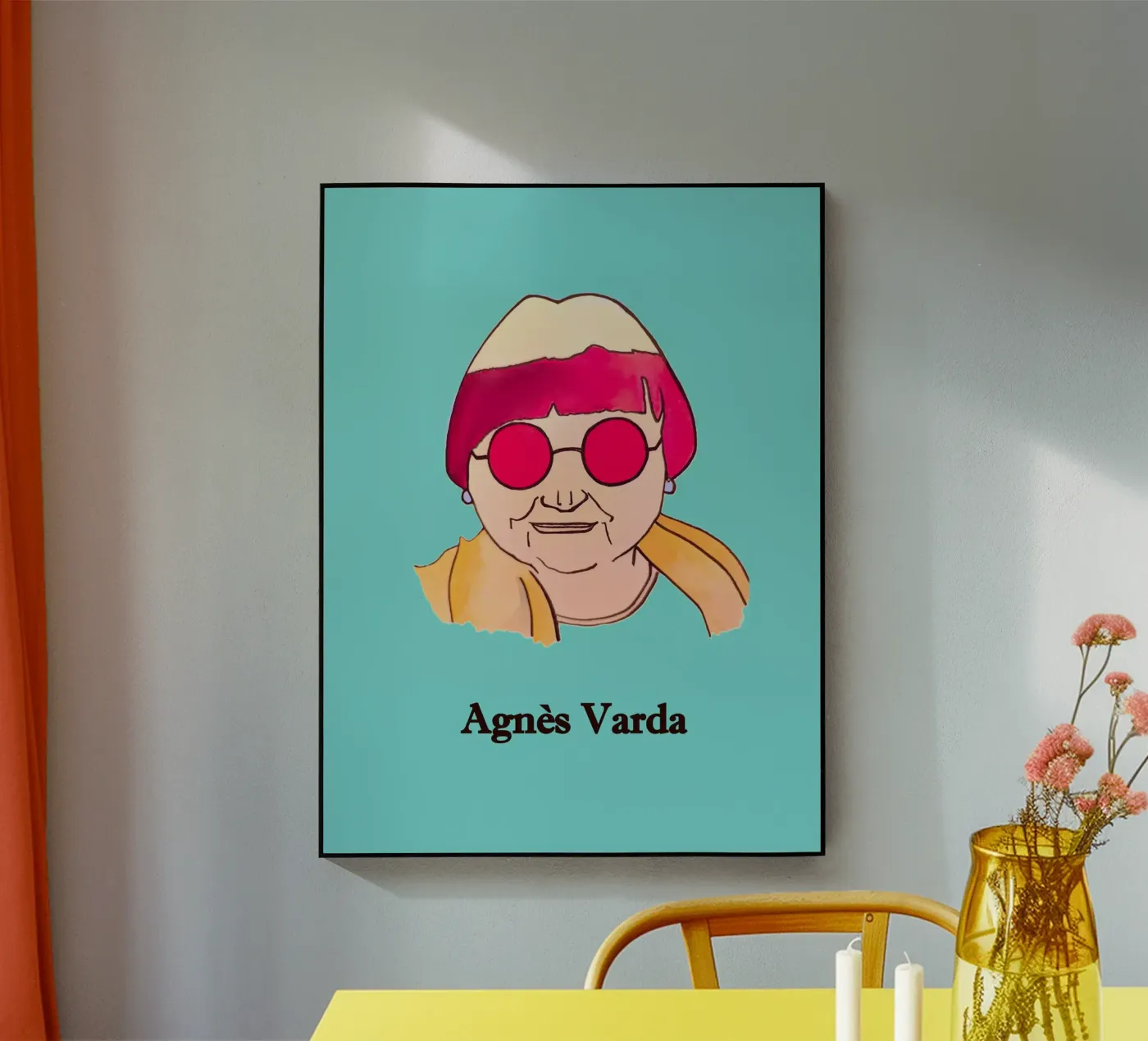 Agnes Varda Blue plexiglass da Tine