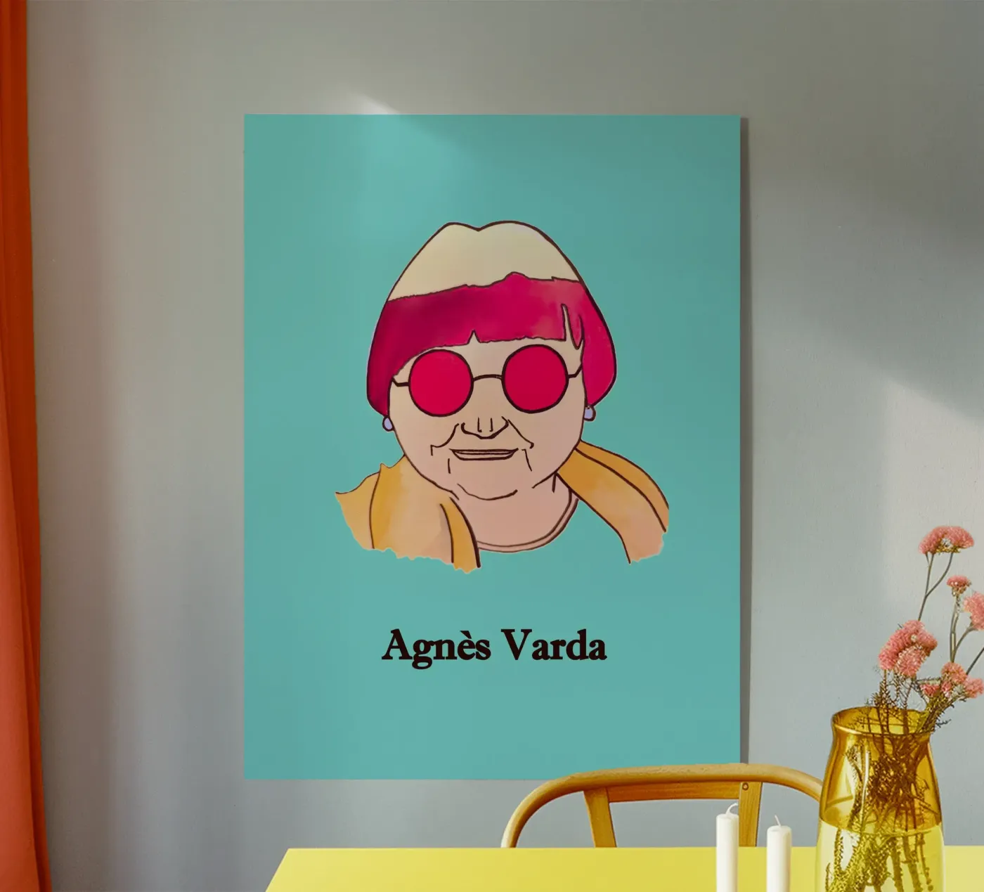 Agnes Varda Blue plexiglass da Tine