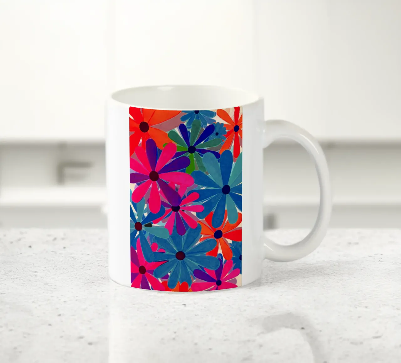 FLOWER POWER tazza in ceramica da Tine