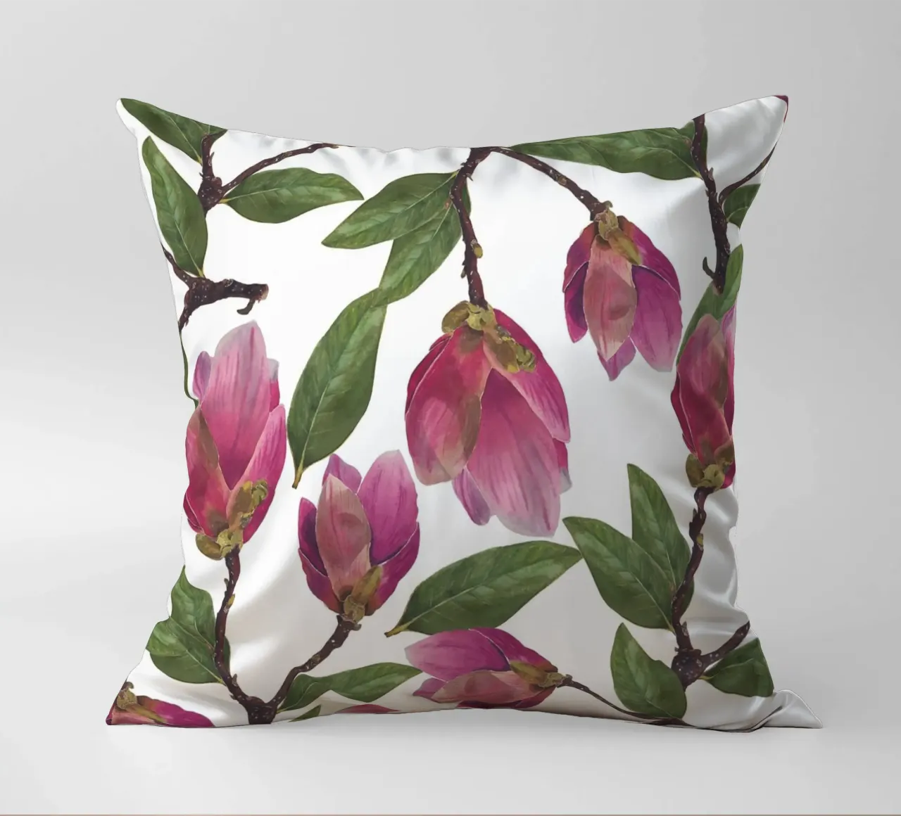 Magnolia Pattern cuscino da Victoriabeyer