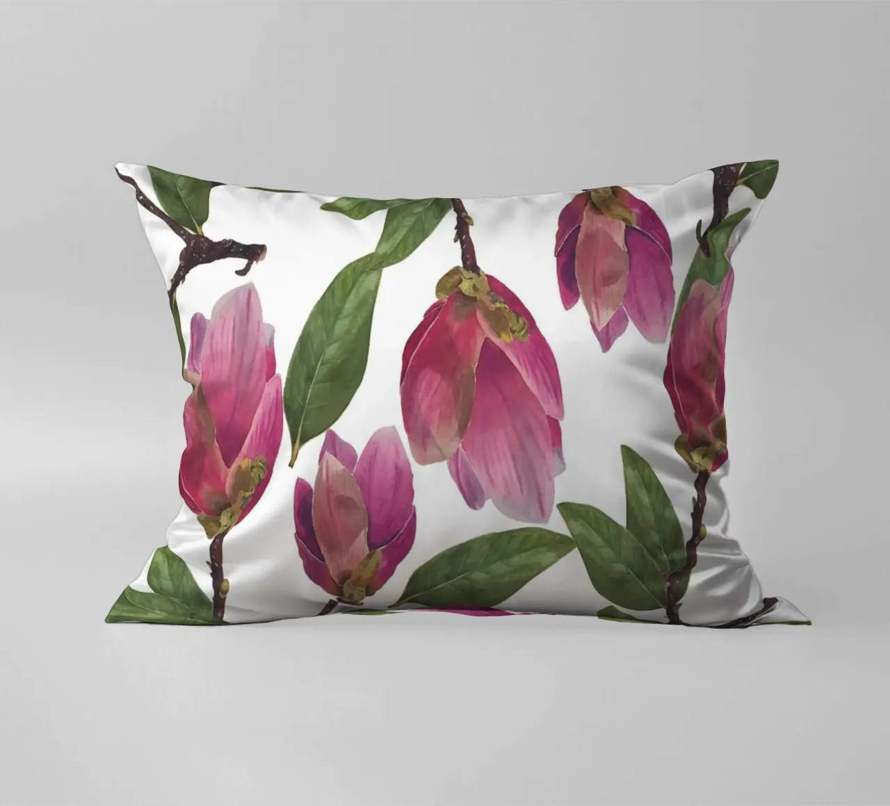 Magnolia Pattern cuscino da Victoriabeyer