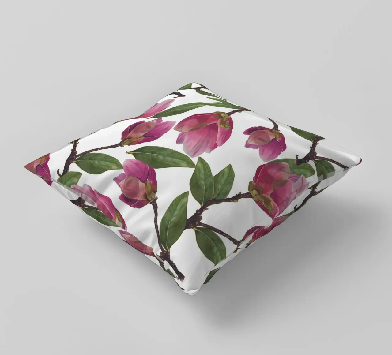 Magnolia Pattern cuscino da Victoriabeyer