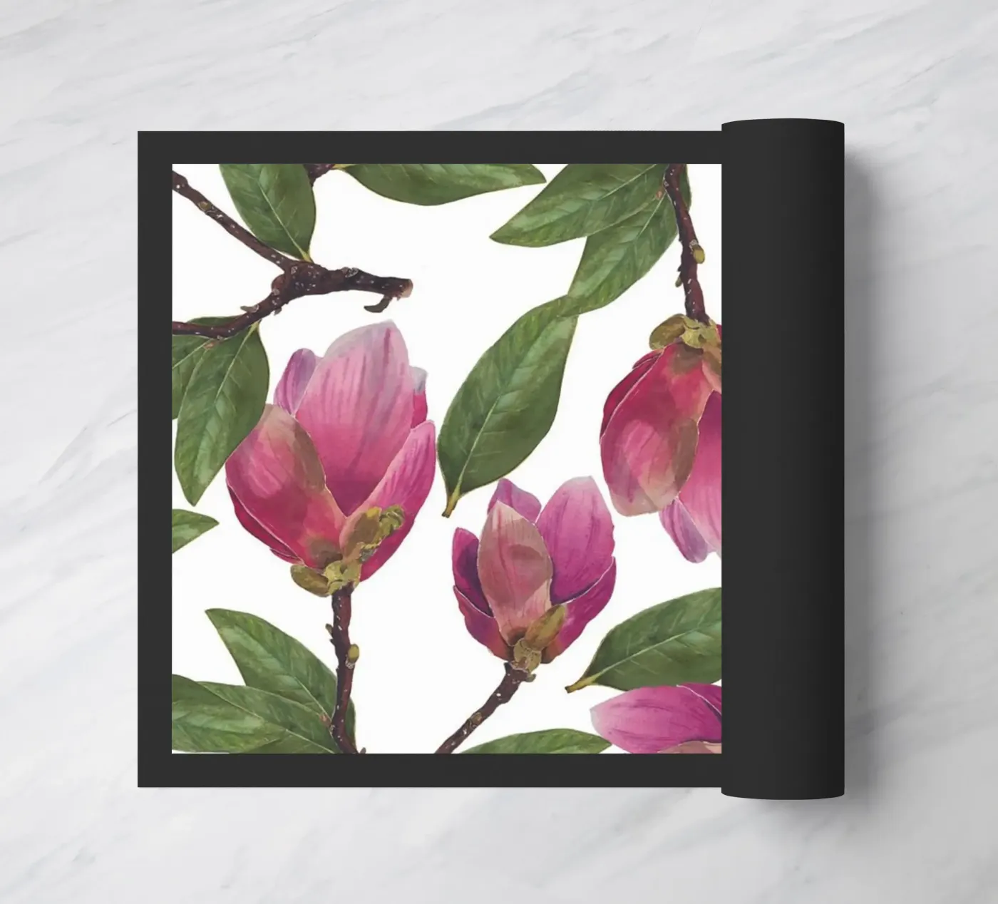 Magnolia Pattern doormat by Studio Fuchsia