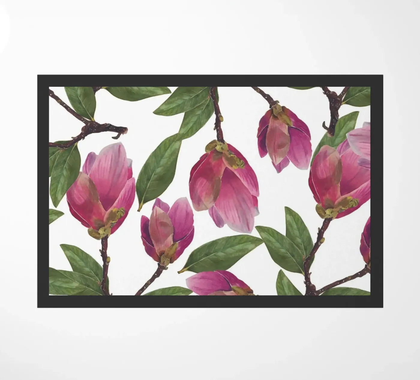 Magnolia Pattern doormat by Studio Fuchsia