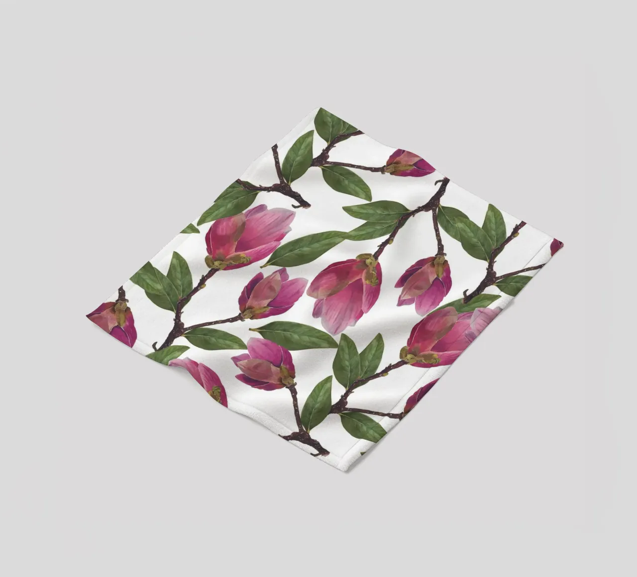 Magnolia Pattern coperta in pile da Victoriabeyer