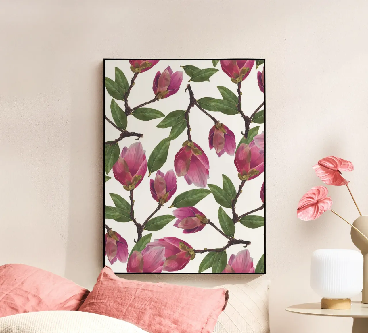 Magnolia Pattern plexiglass da Victoriabeyer