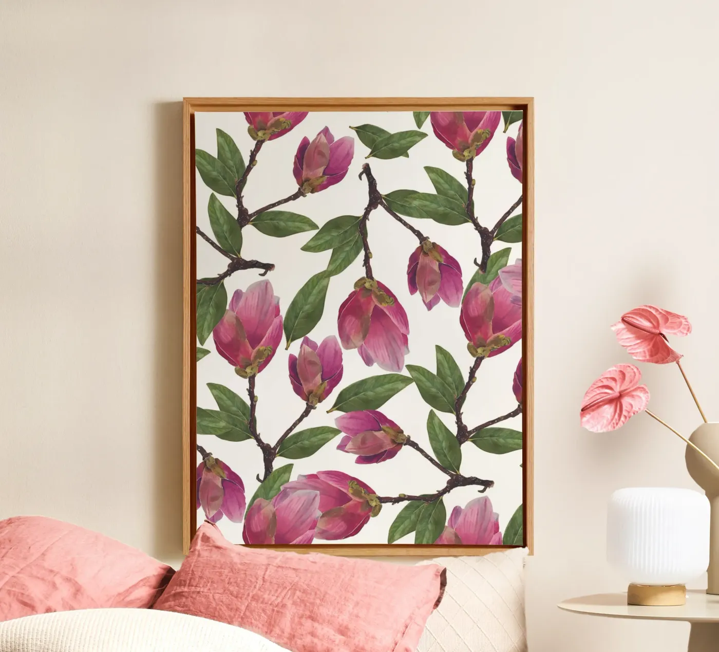 Magnolia Pattern tela da Studio Fuchsia