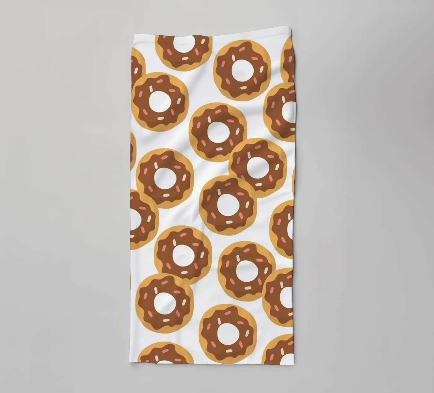 Donuts pattern badhanddoek van Happypatterns