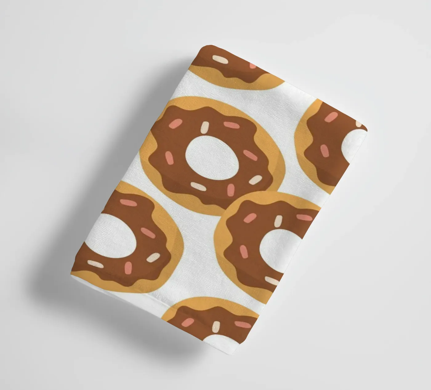 Donuts pattern badhanddoek van Happypatterns
