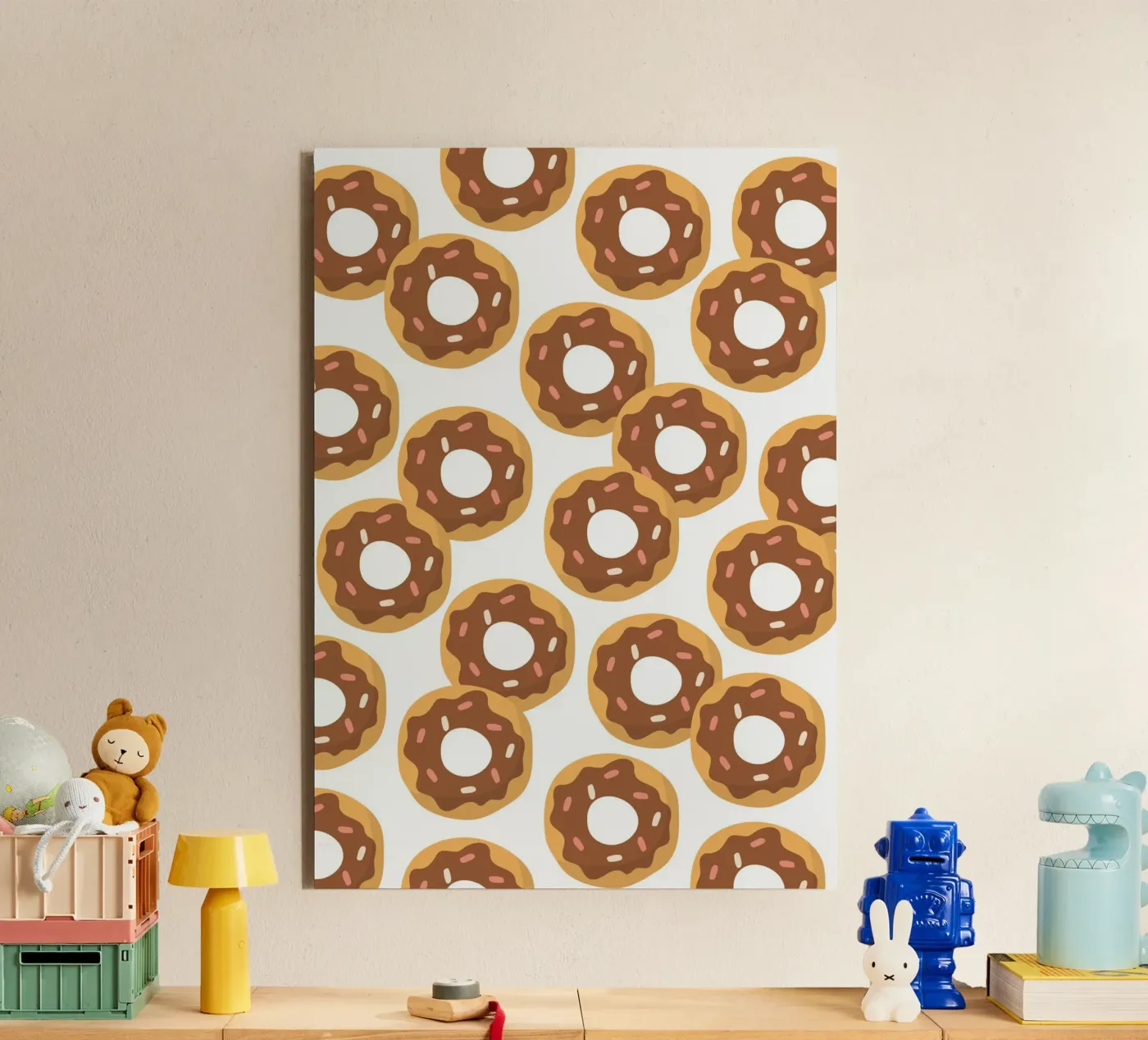 Donuts pattern Forex-Platte von Happypatterns