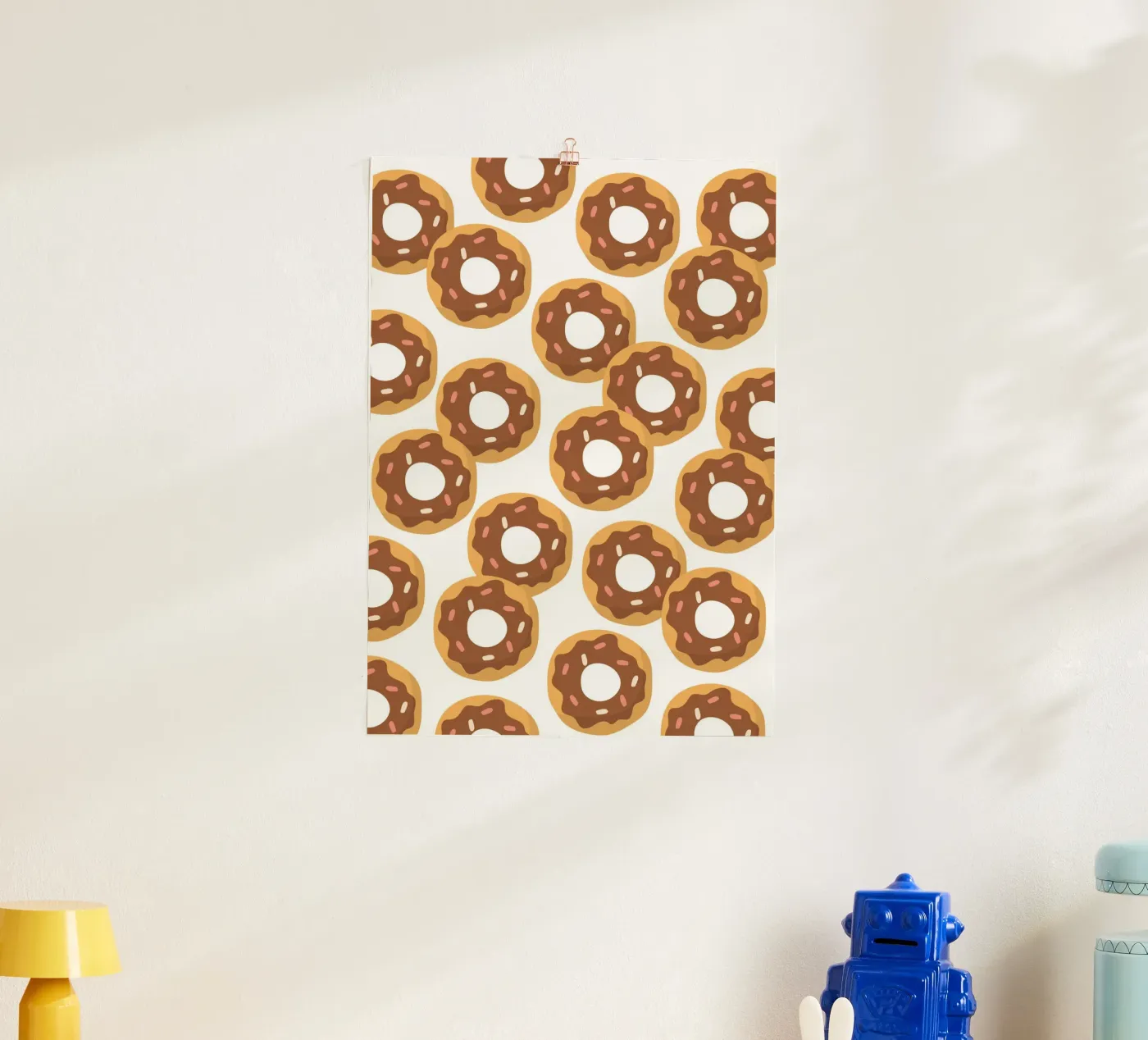 Donuts pattern Poster von Happypatterns