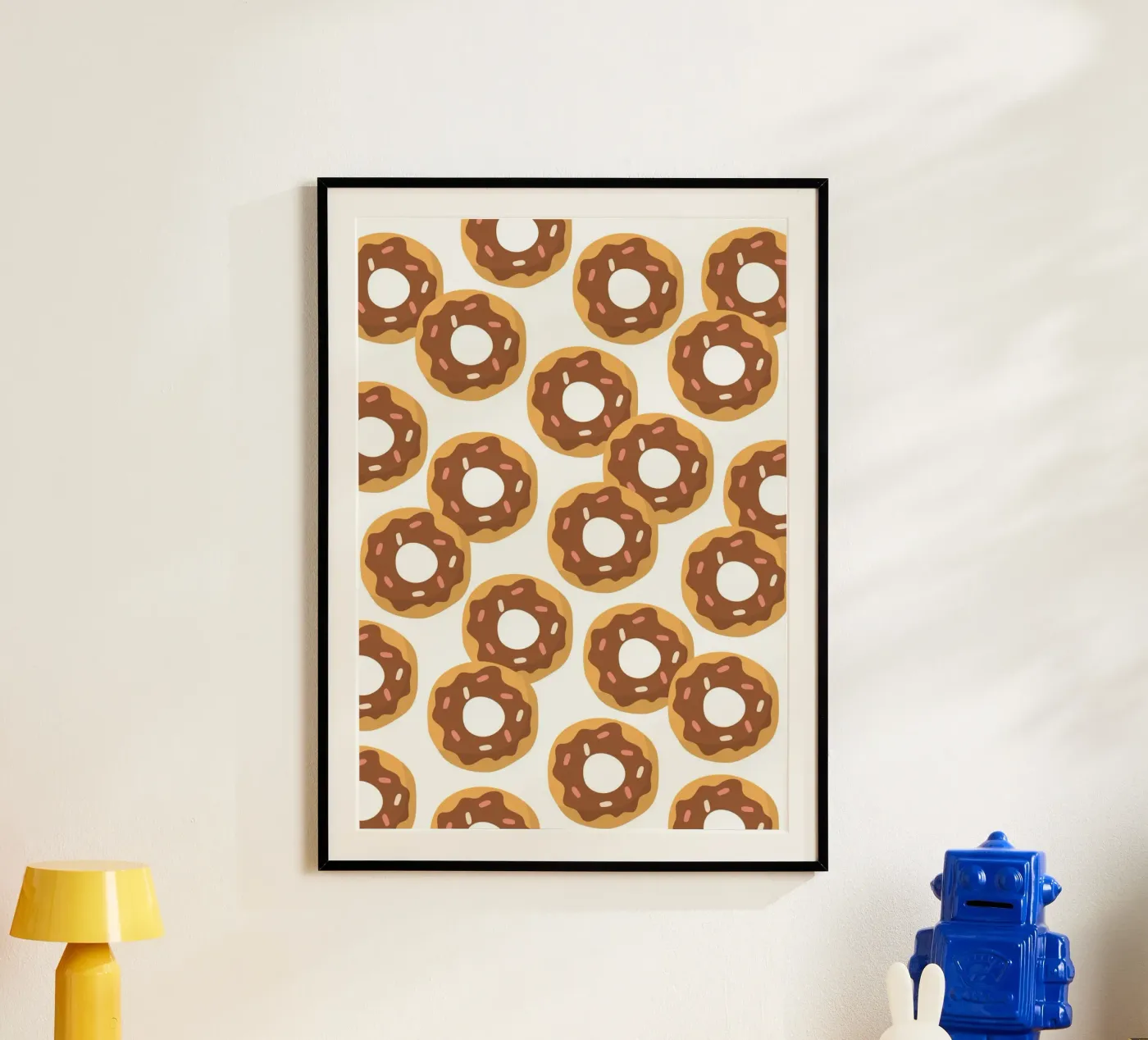 Donuts pattern Poster von Happypatterns