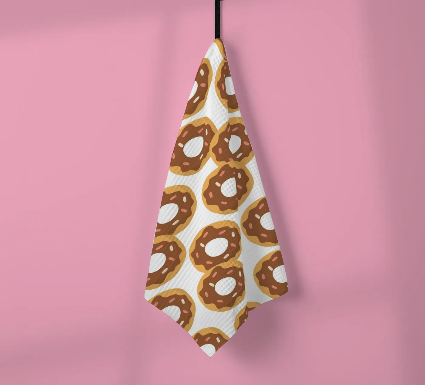Donuts pattern theedoek van Happypatterns