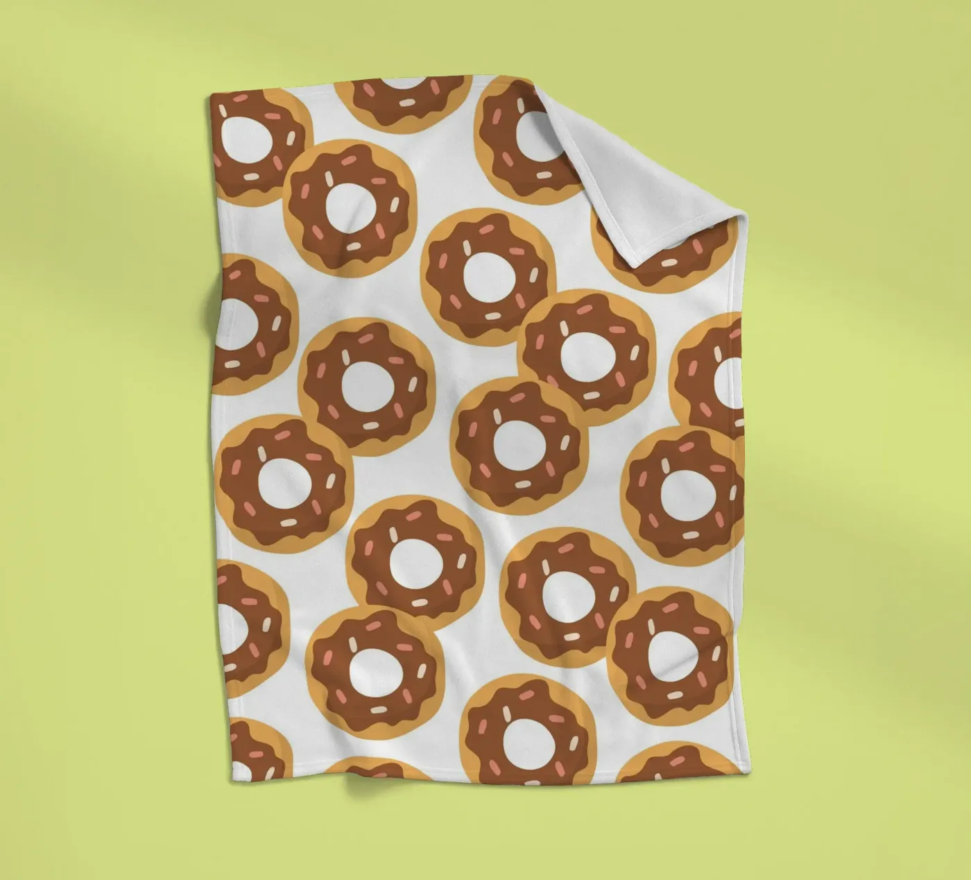 Donuts pattern Fleecedecke von Happypatterns