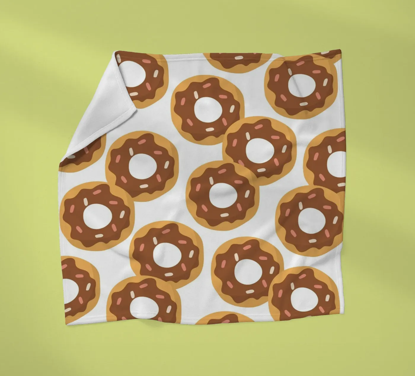 Donuts pattern Fleecedecke von Happypatterns