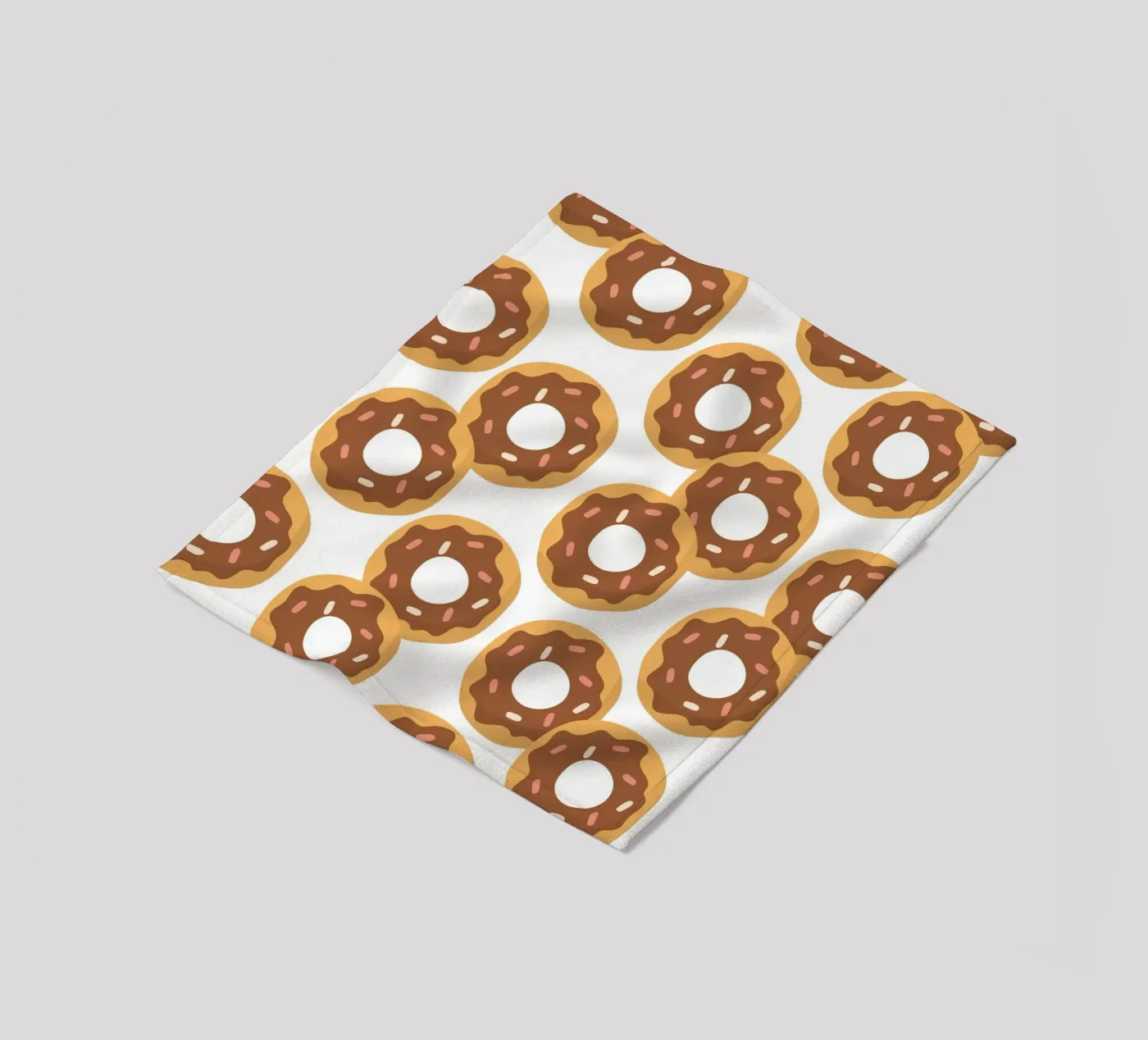 Donuts pattern Fleecedecke von Happypatterns