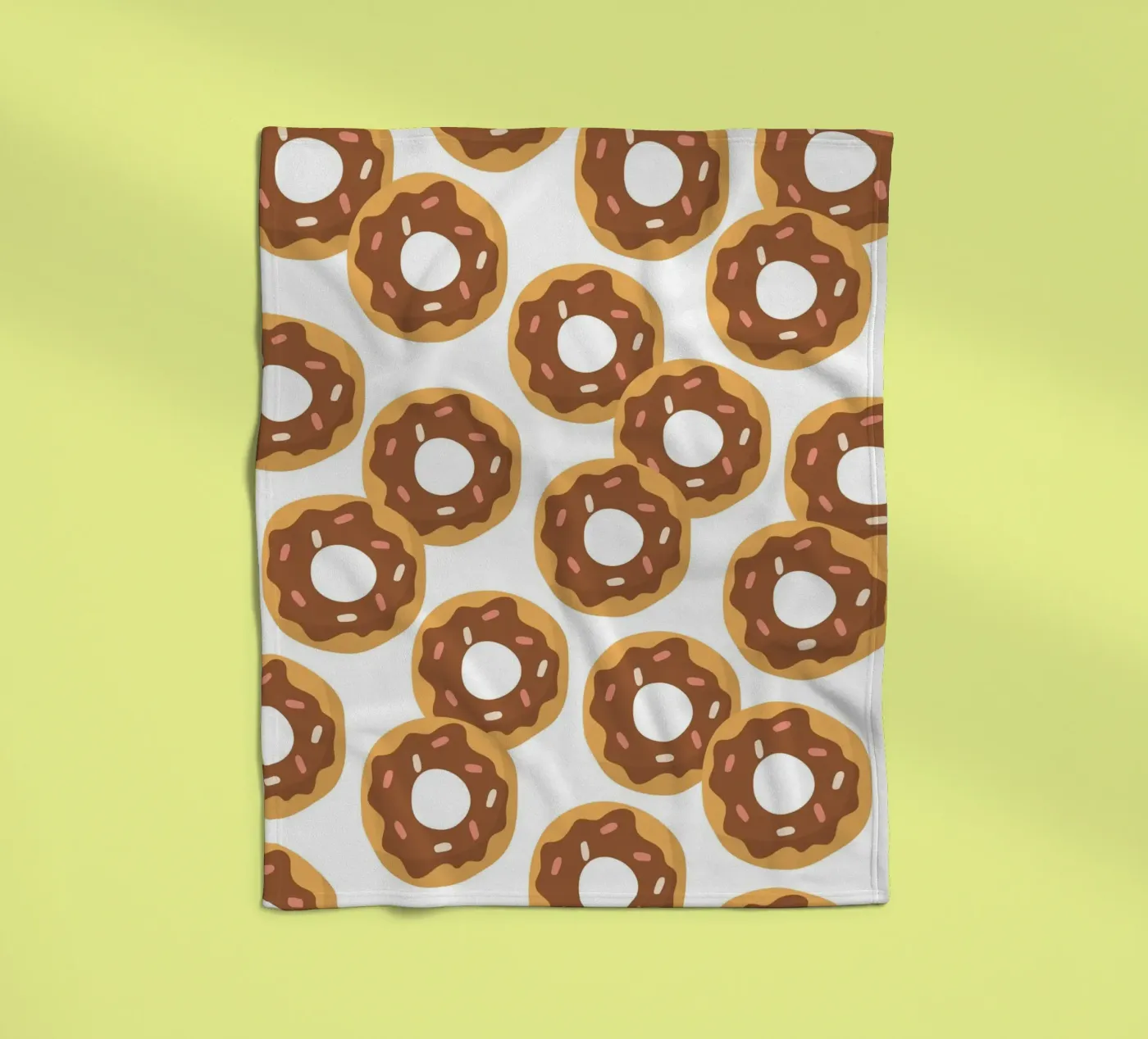 Donuts pattern Fleecedecke von Happypatterns