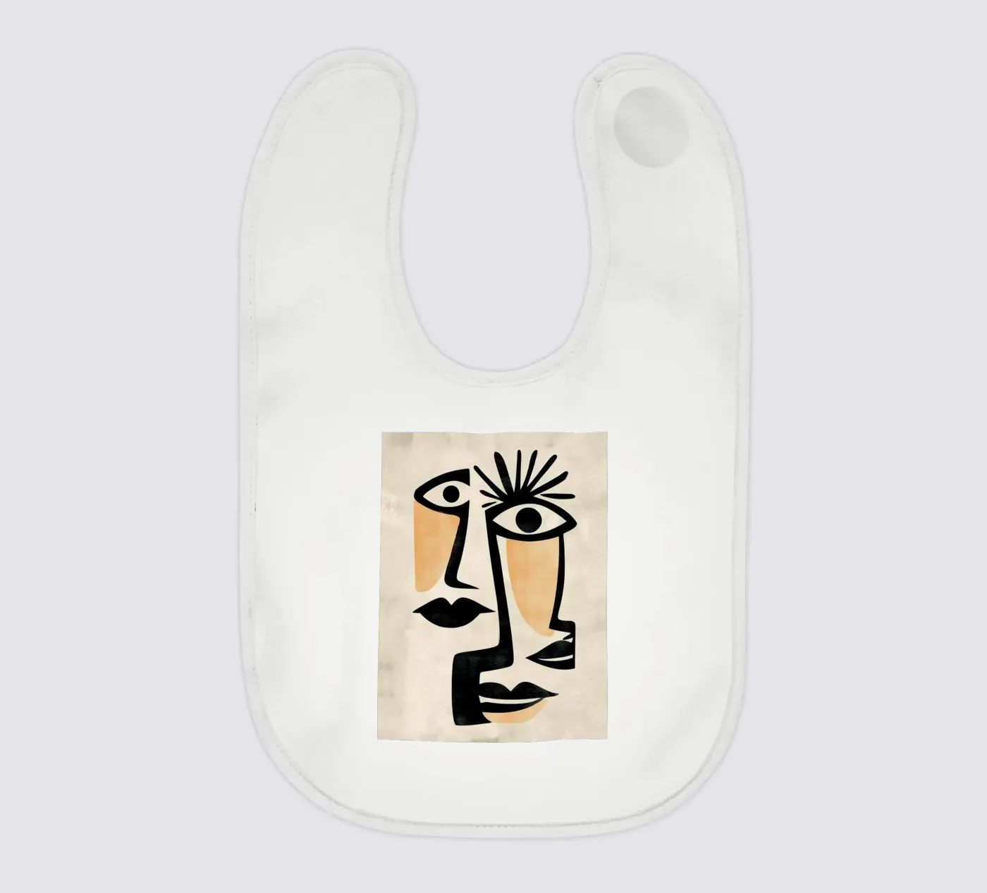 Abstract Faces bavaglino da Hugo