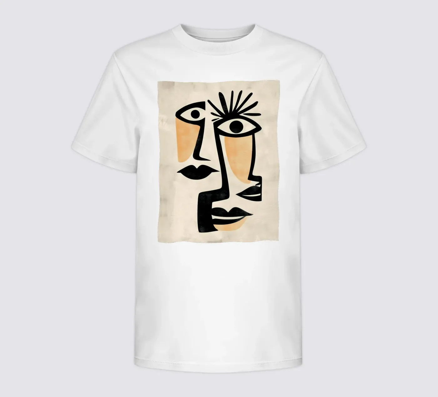 Abstract Faces t-shirt bambini da Hugo