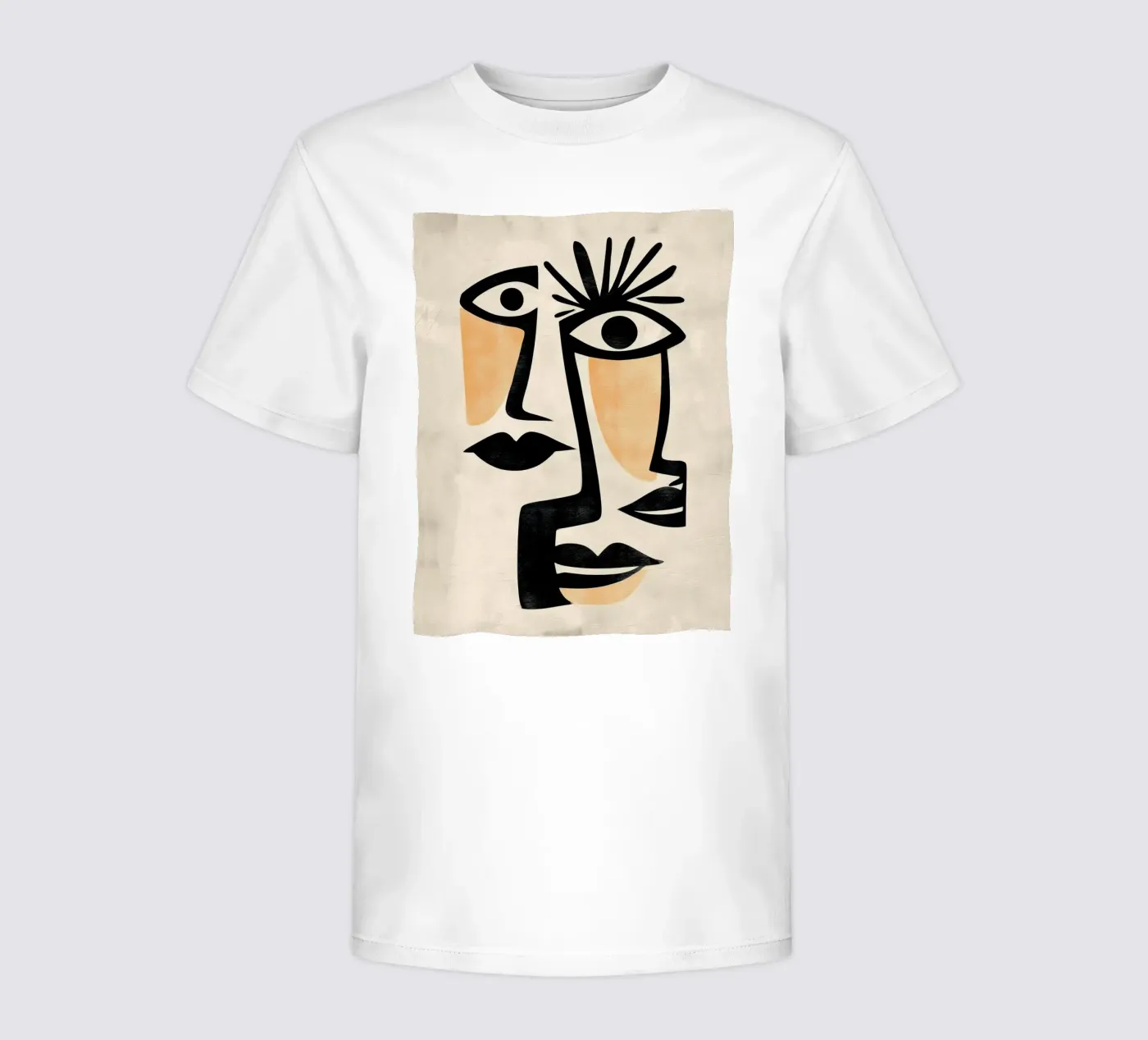 Abstract Faces t-shirt bambini da Hugo