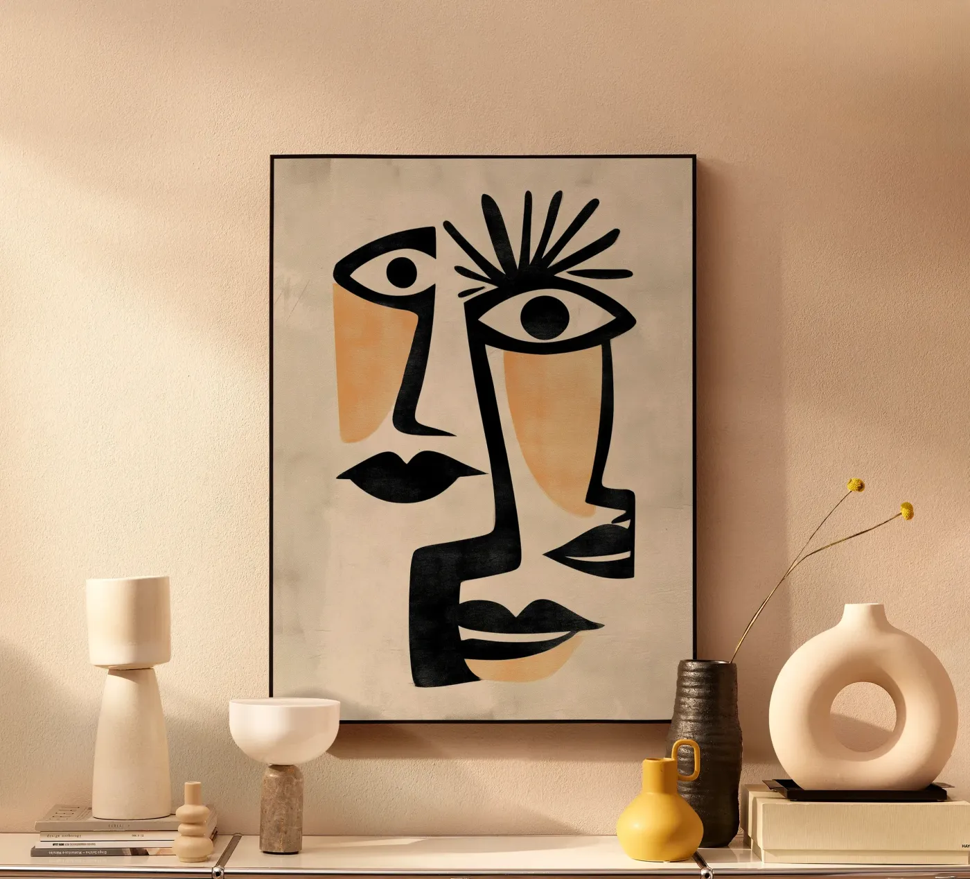 Abstract Faces pannello forex da Hugo