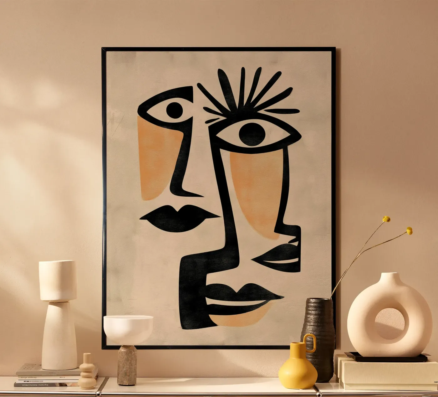 Abstract Faces poster da Hugo