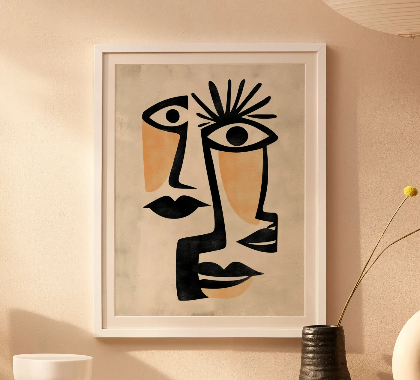 Abstract Faces poster da Hugo