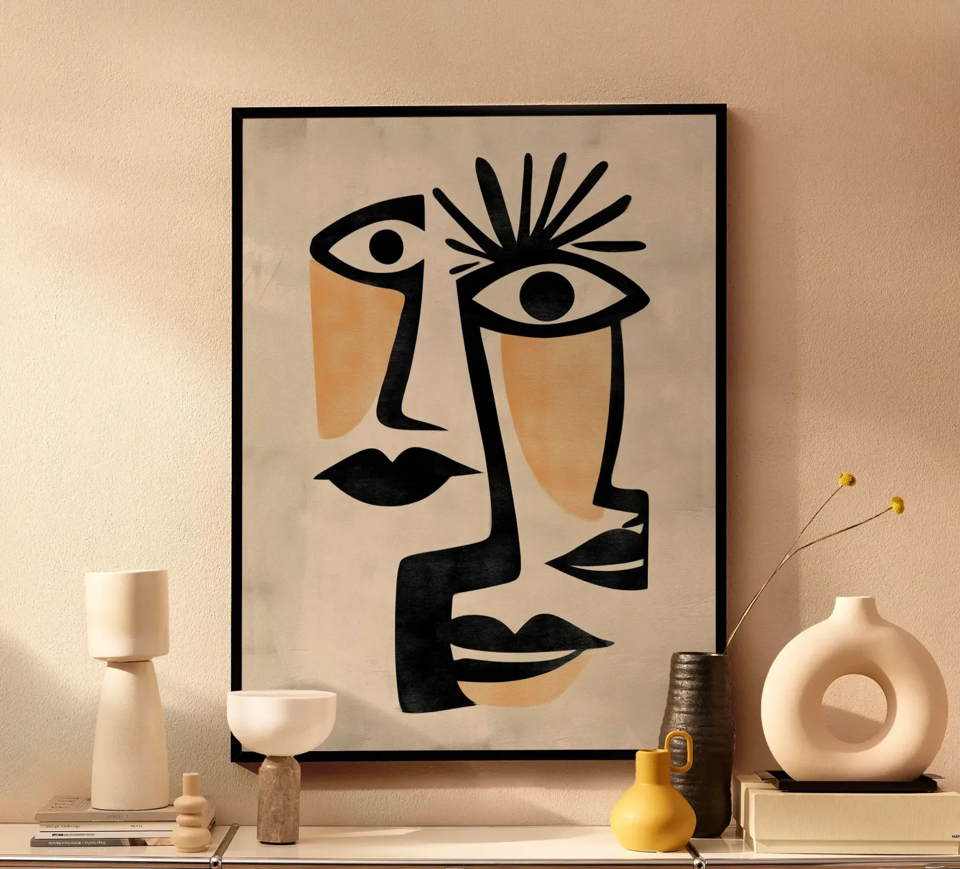 Abstract Faces poster da Hugo