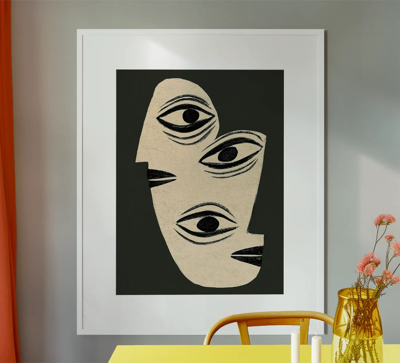 Mask poster by Hugo