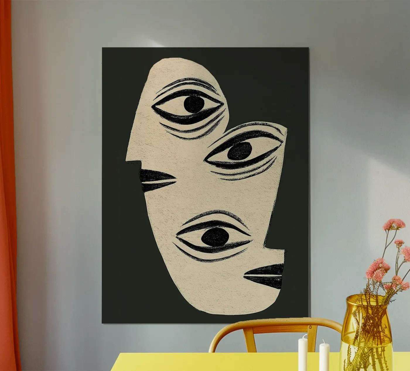 Mask poster by Hugo