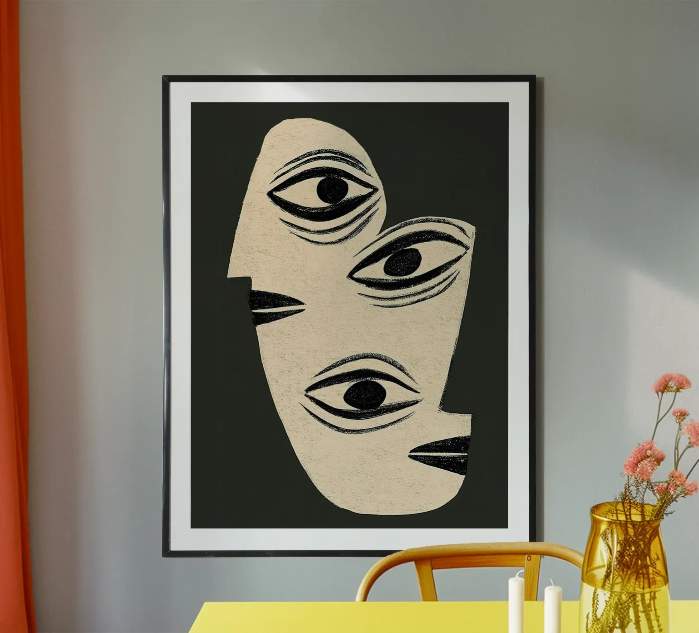 Mask poster by Hugo