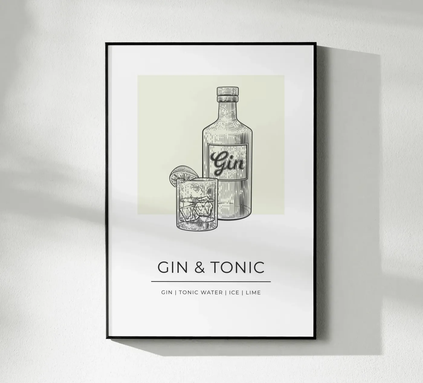 Gin Tonic plexiglass da NoordalLiving