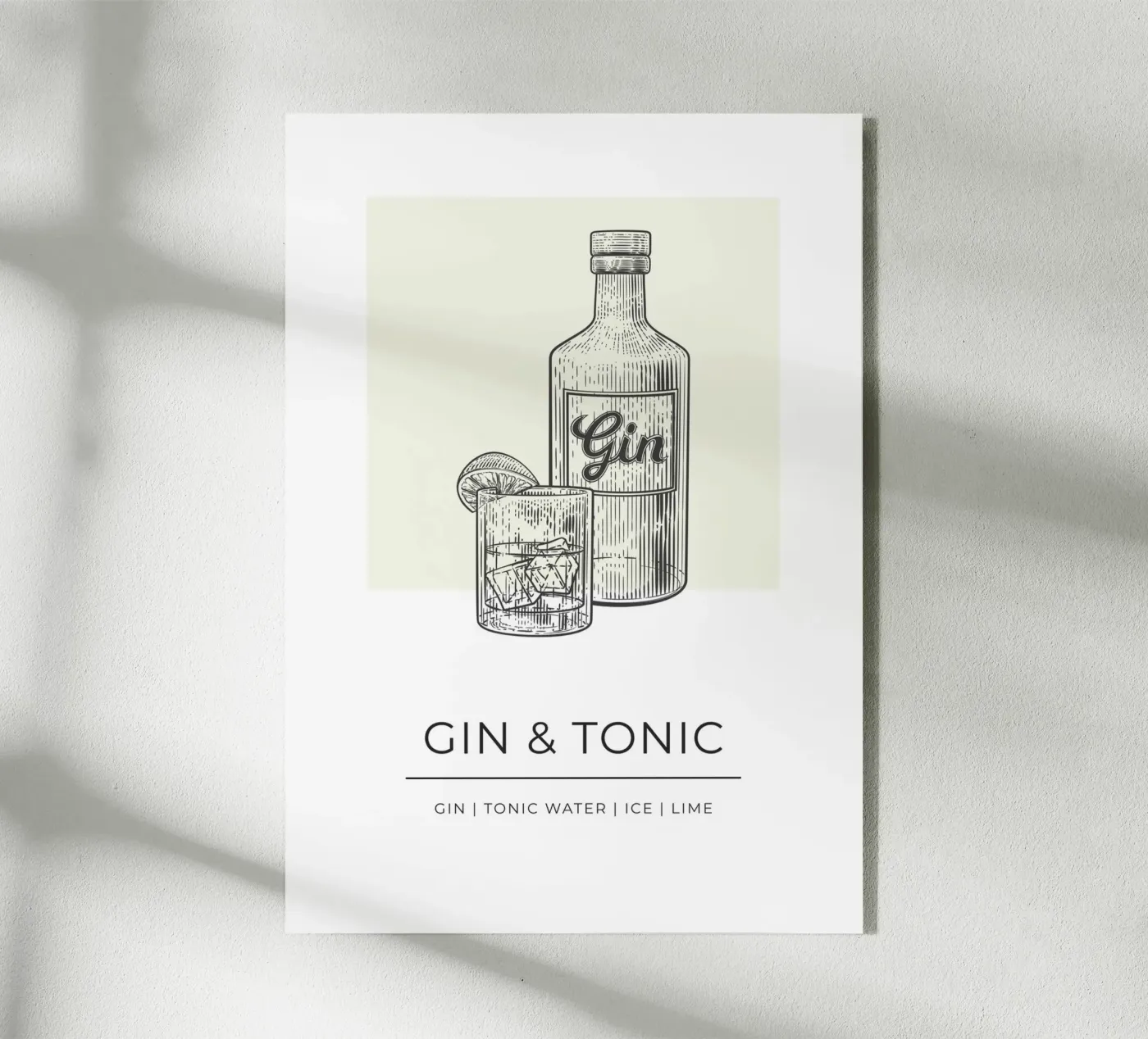 Gin Tonic plexiglass da NoordalLiving