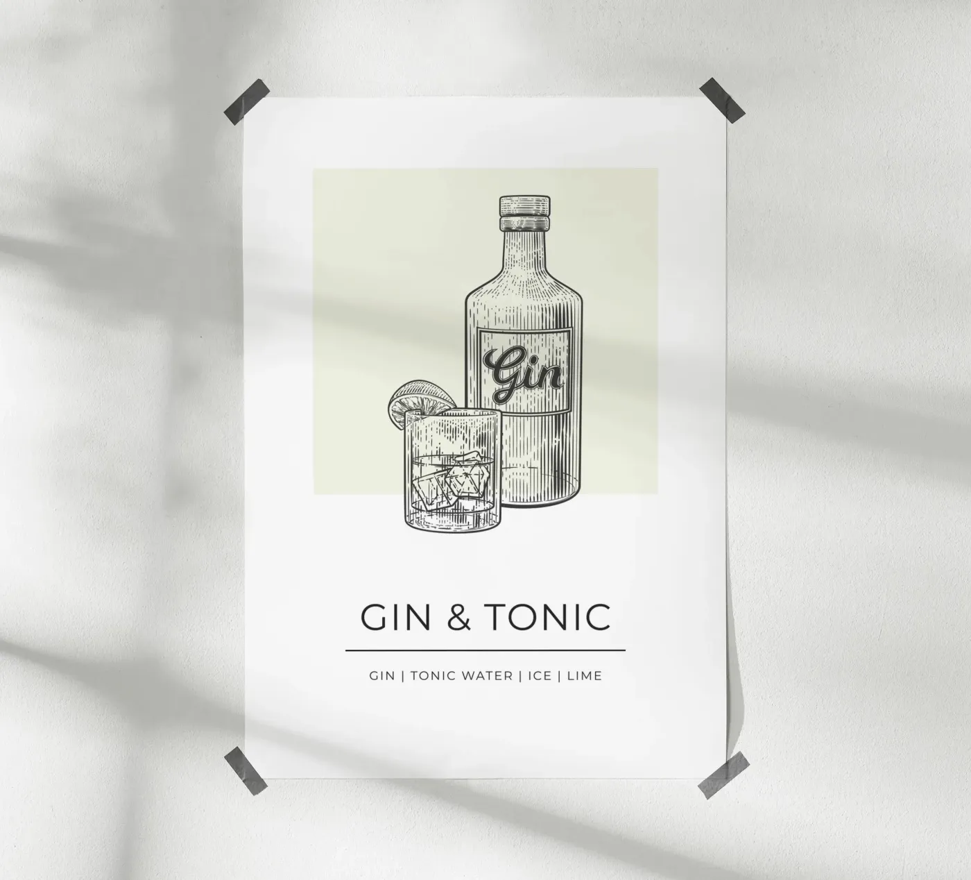 Gin Tonic poster da NoordalLiving