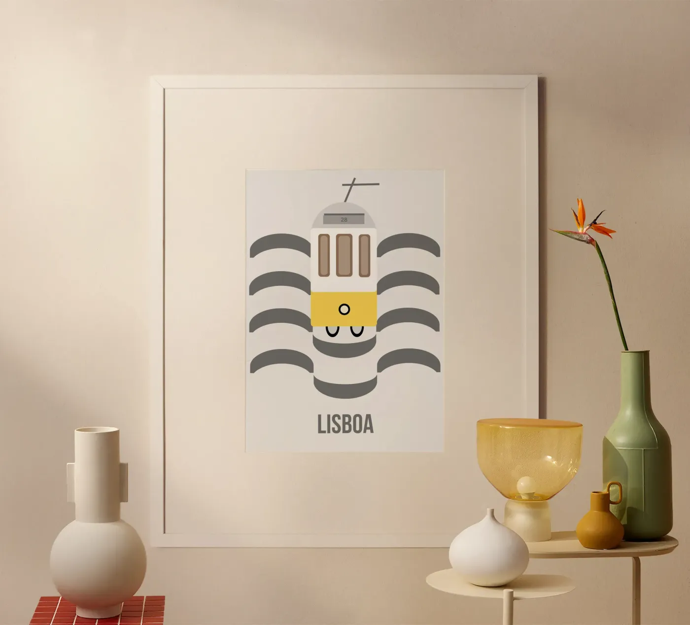 Lisboa poster by Studio EmiLu