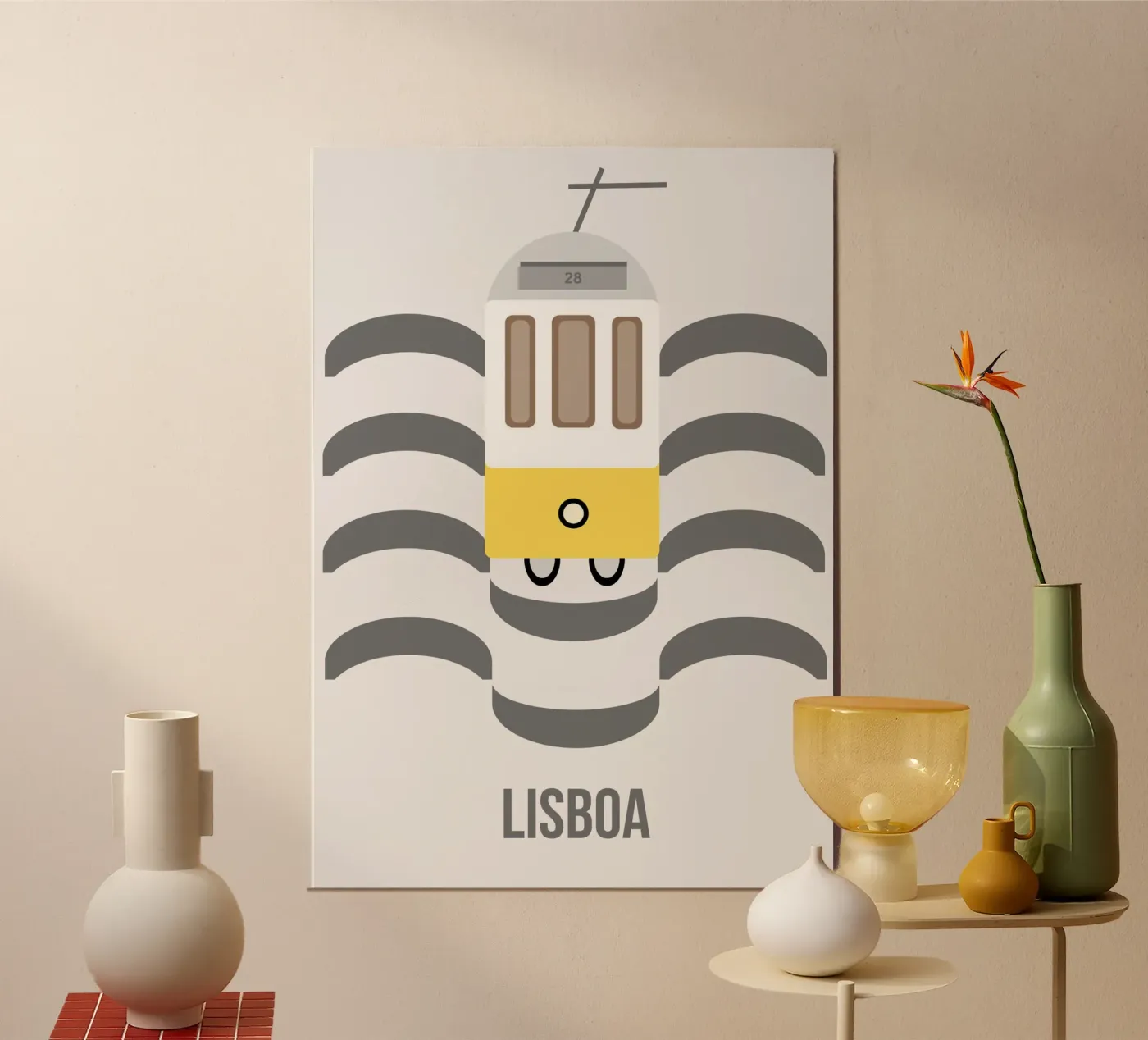 Lisboa poster by Studio EmiLu