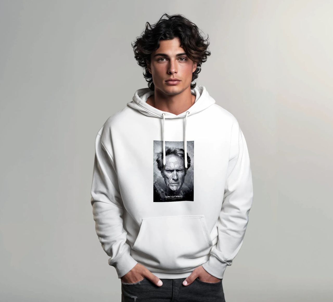Clint felpa con cappuccio da Tomasz Zawistowski