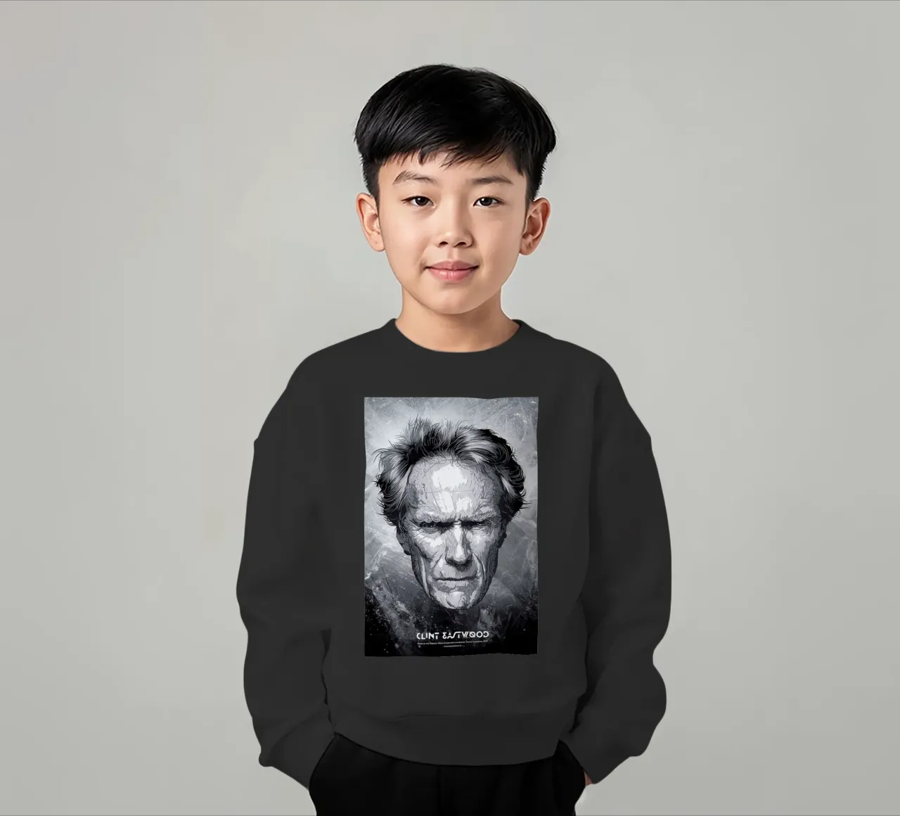 Clint felpa bambino da Tomasz Zawistowski