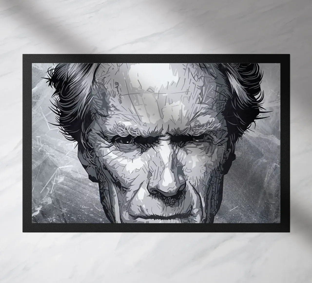 Clint Fußmatte von Tomasz Zawistowski