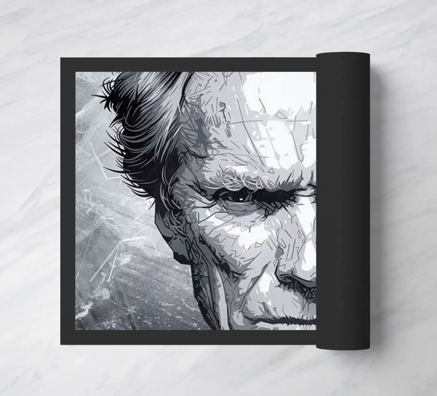 Clint doormat by Tomasz Zawistowski