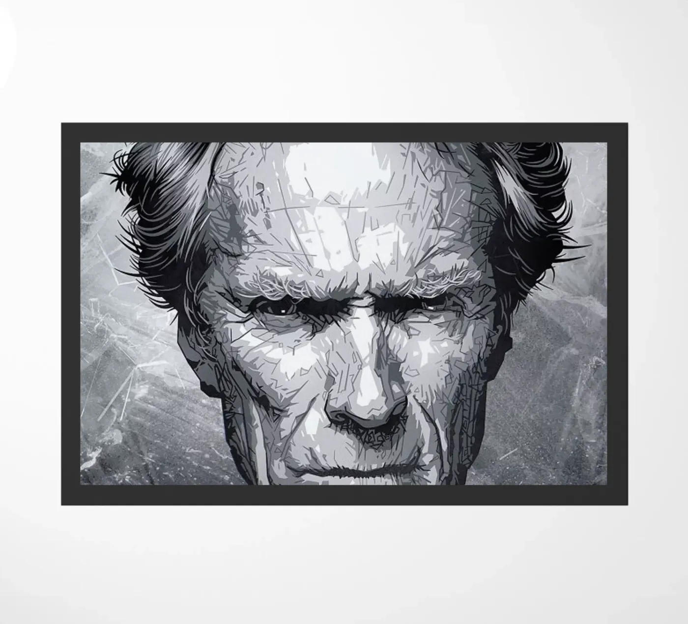 Clint doormat by Tomasz Zawistowski