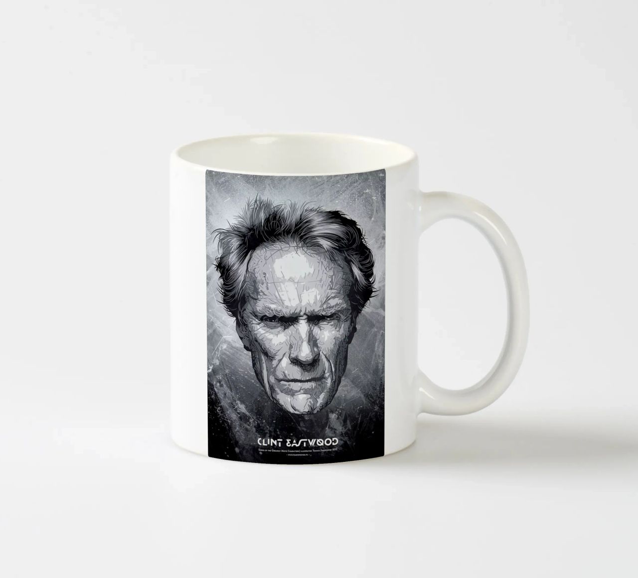 Clint tazza in ceramica da Tomasz Zawistowski