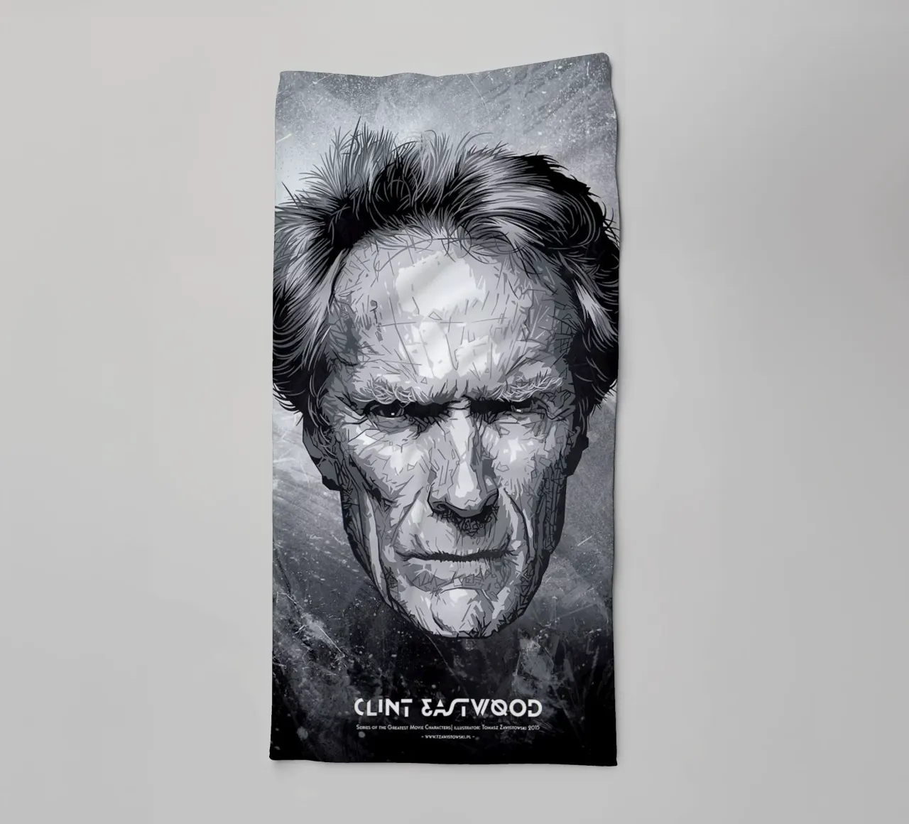 Clint asciugamano da bagno da Tomasz Zawistowski