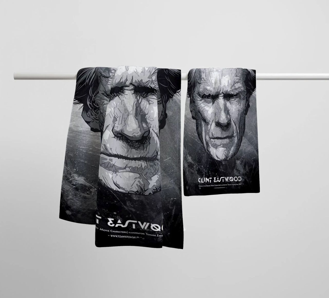 Clint asciugamano da bagno da Tomasz Zawistowski