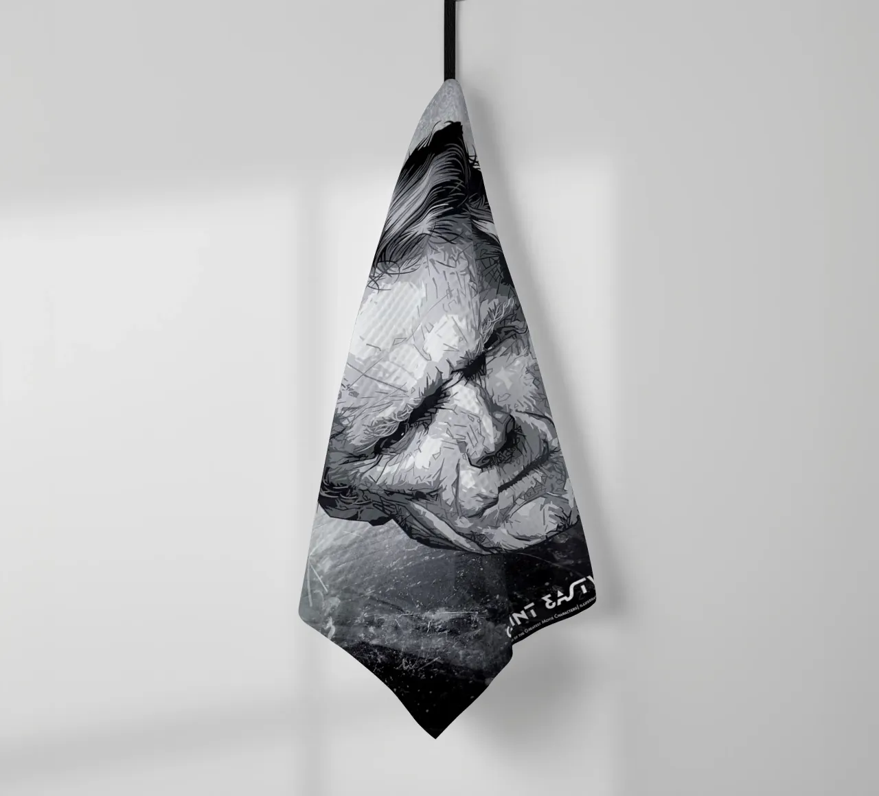 Clint tea towel by Tomasz Zawistowski