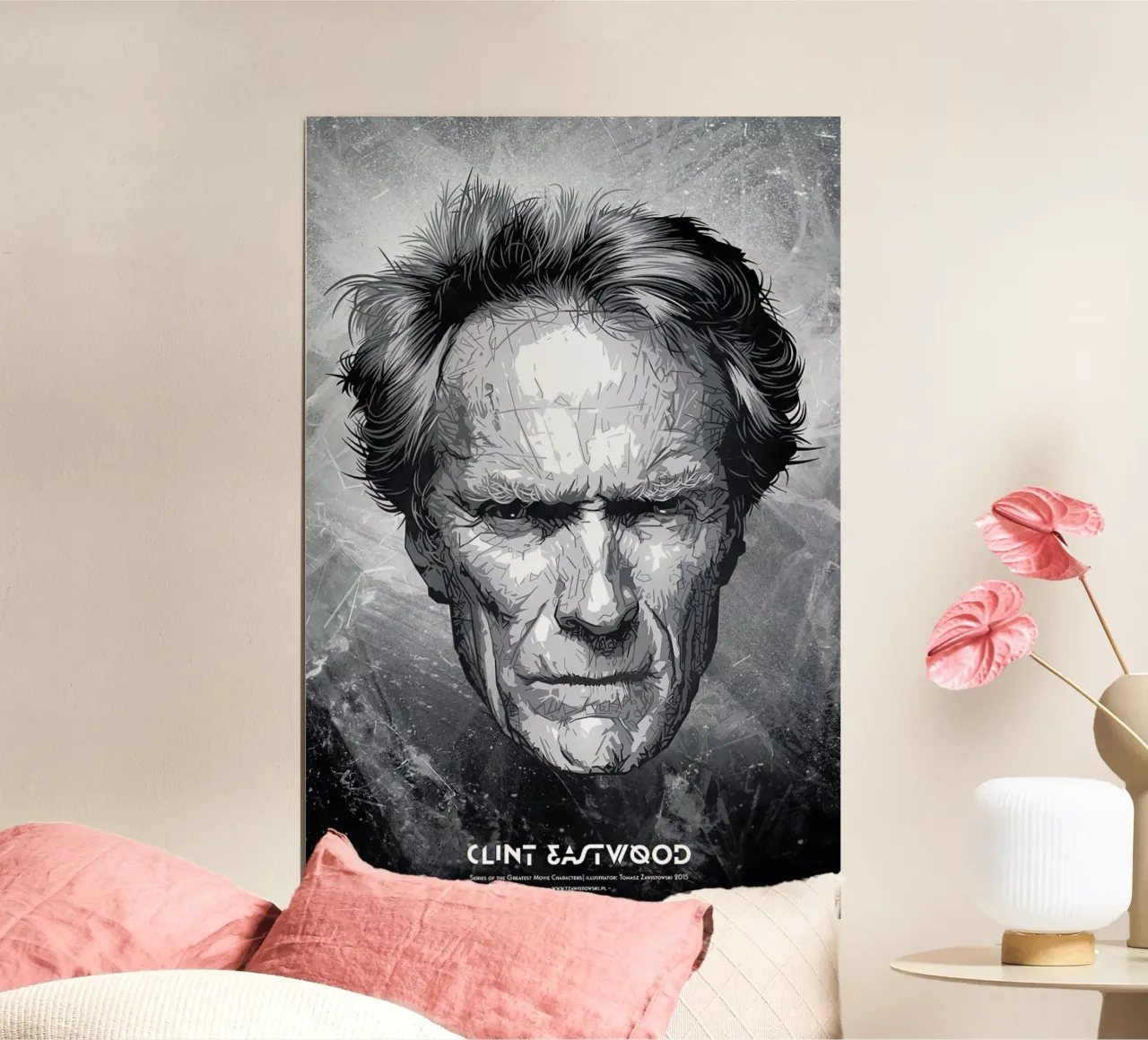 Clint poster da Tomasz Zawistowski