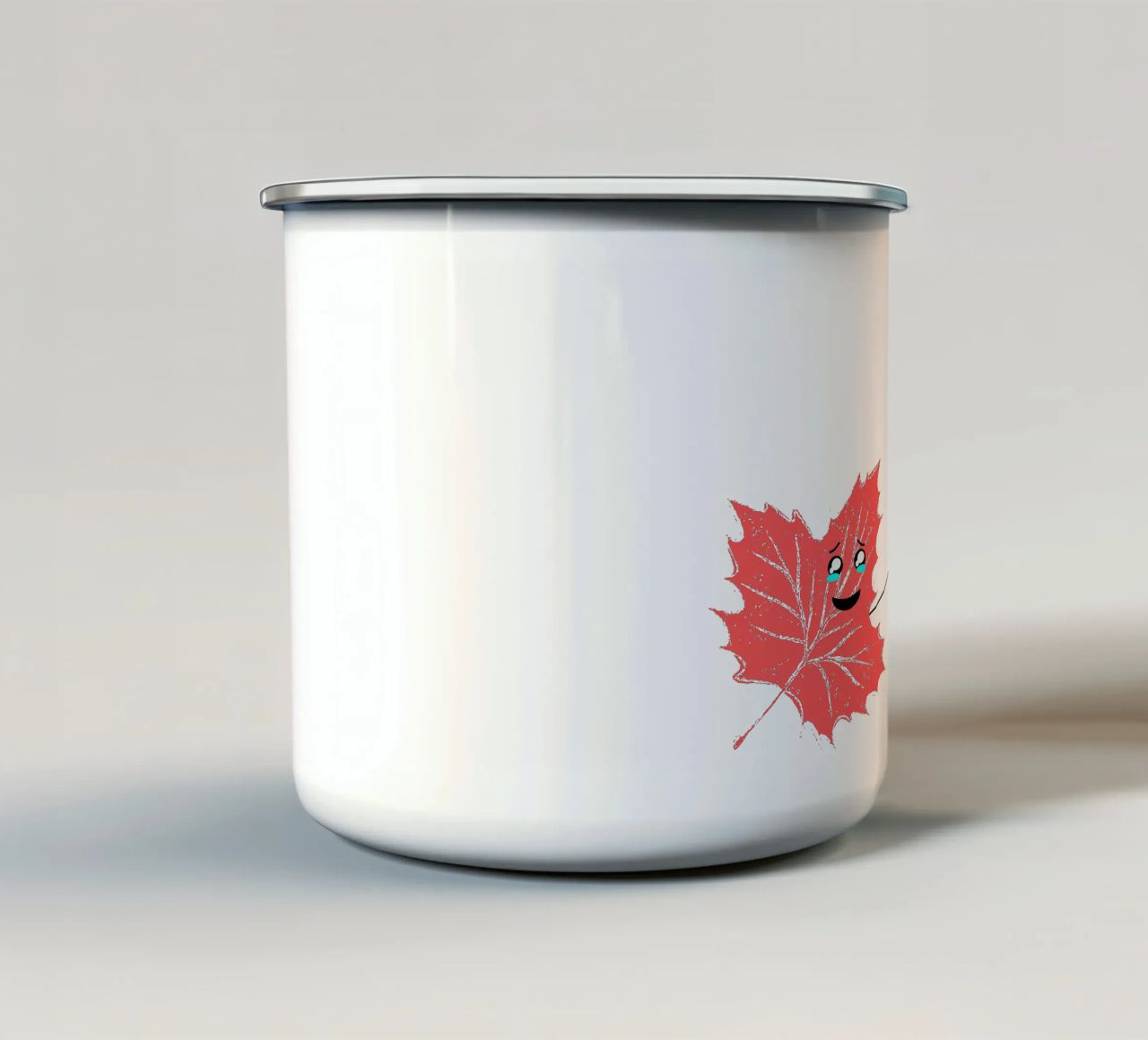 Un autunno d'autunno tazza in smalto da sillyindustries
