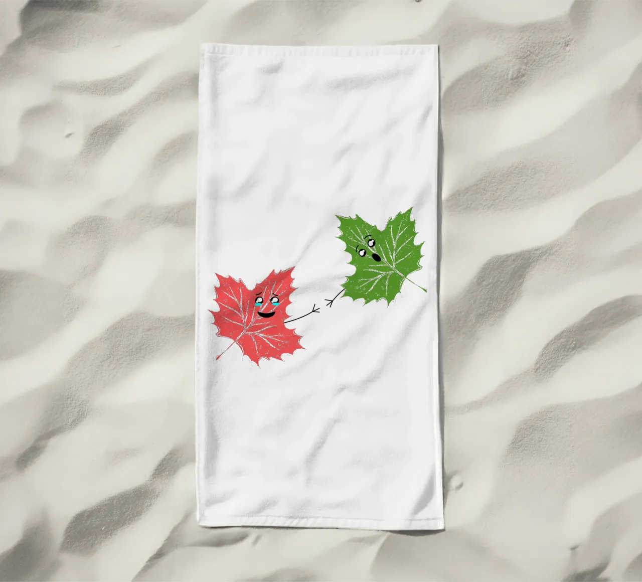 Un autunno d'autunno telo mare da sillyindustries