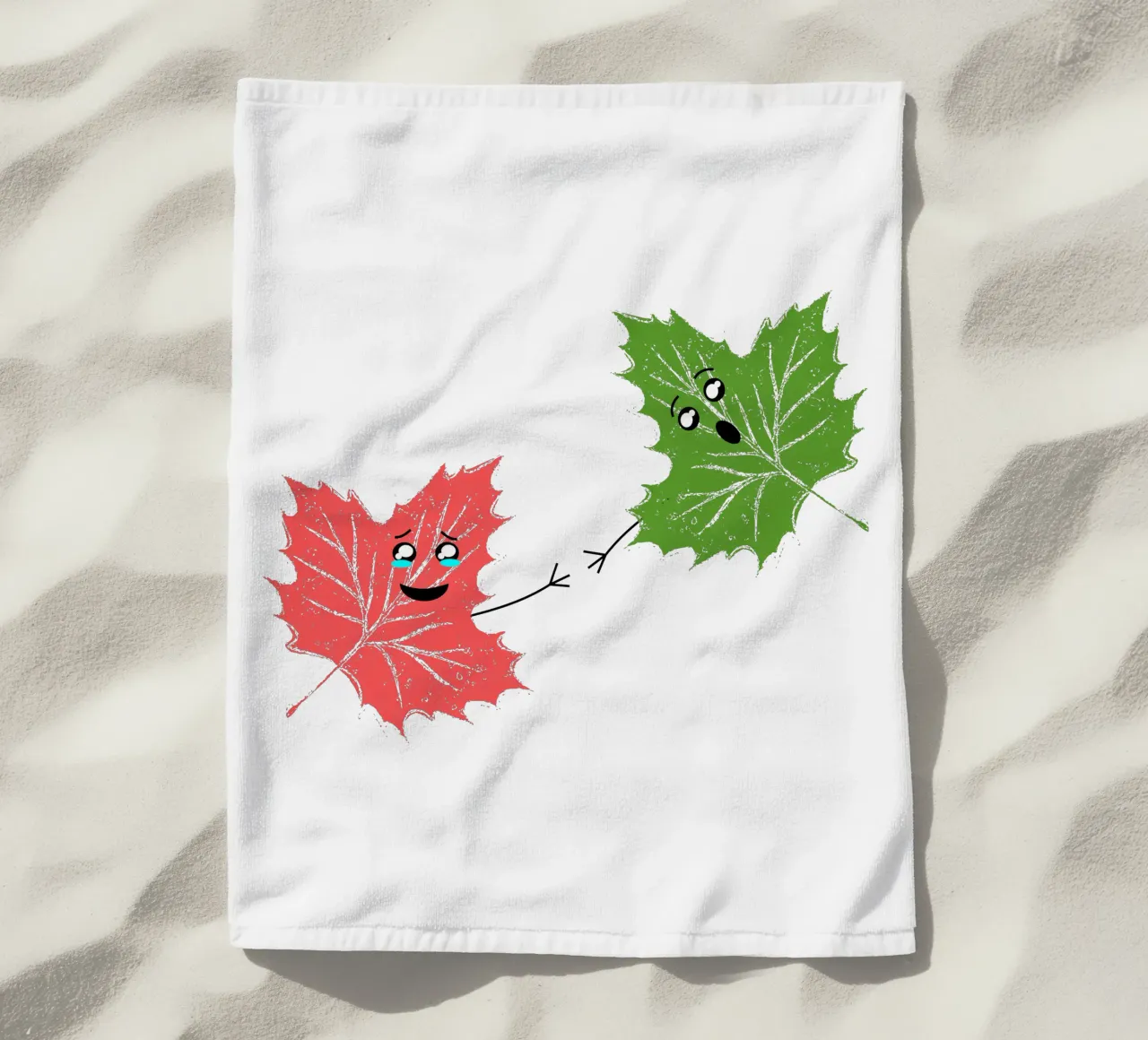 Un autunno d'autunno telo mare da sillyindustries